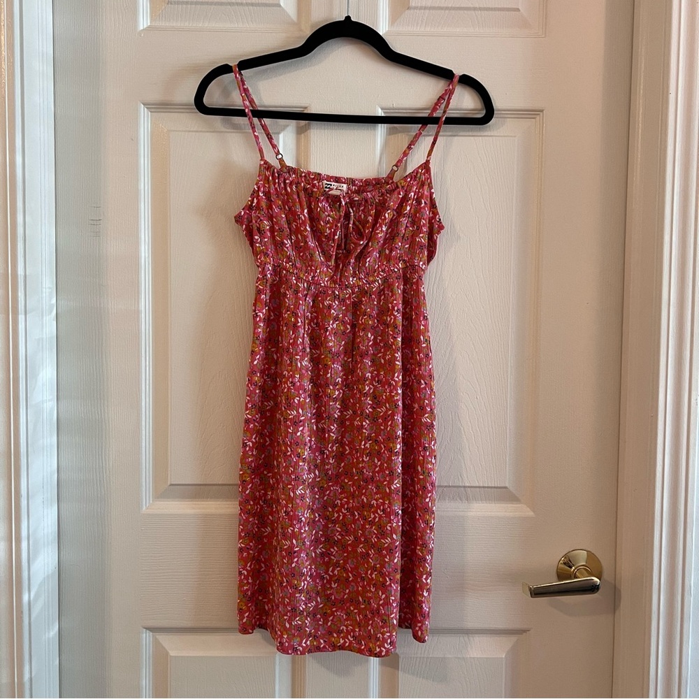 Billabong Pink Mini Floral Dress